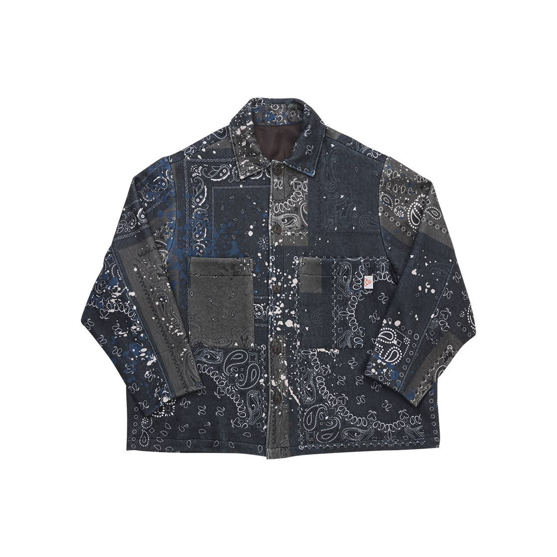 G73106_BR GORT Bandana Fleece Jacket Brown