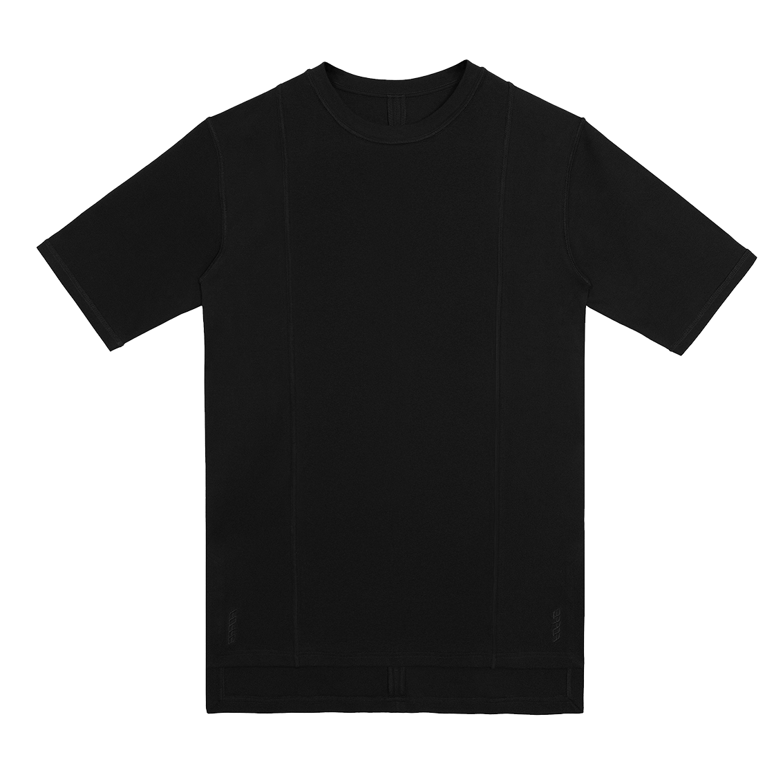 에러앤와이씨 인사이드아웃 사이드 슬릿라인 티셔츠 블랙(ERROR NYC Inside-out Side Slitline T-shirt Black)