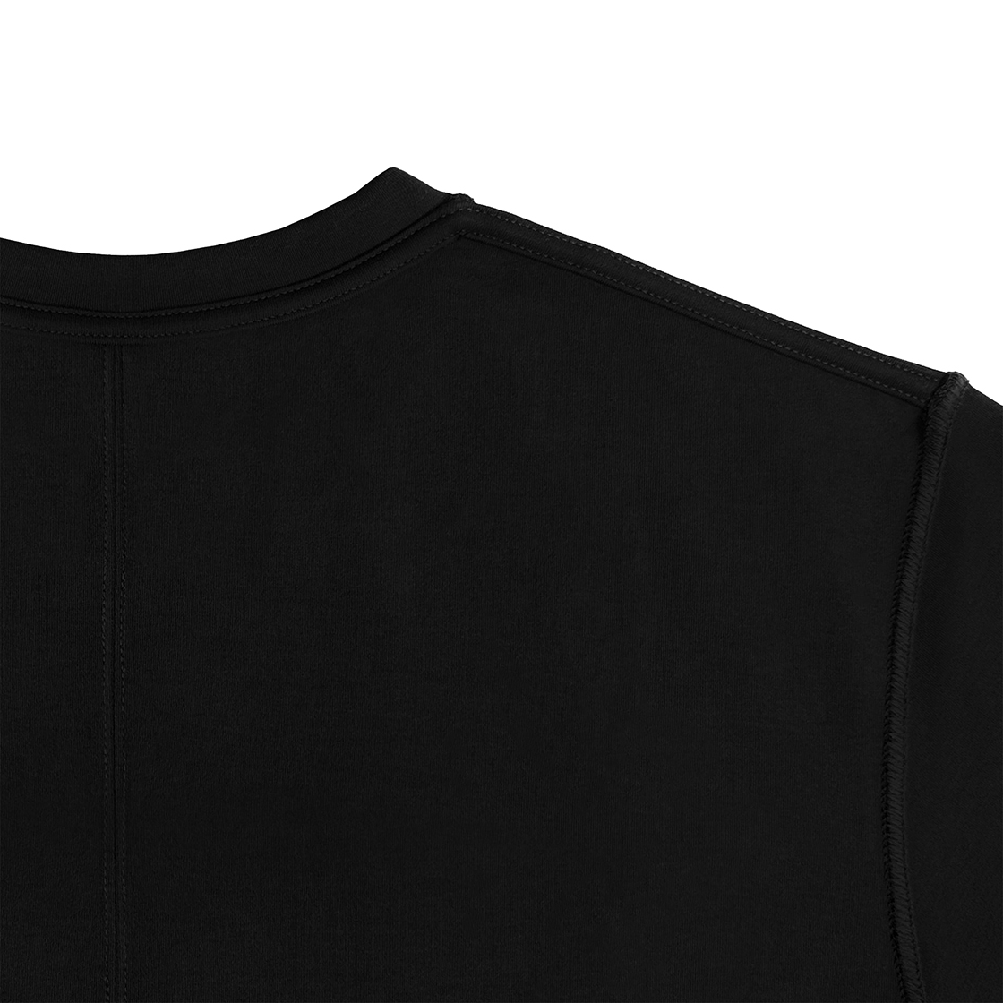 에러앤와이씨 인사이드아웃 사이드 슬릿라인 티셔츠 블랙(ERROR NYC Inside-out Side Slitline T-shirt Black) - 5