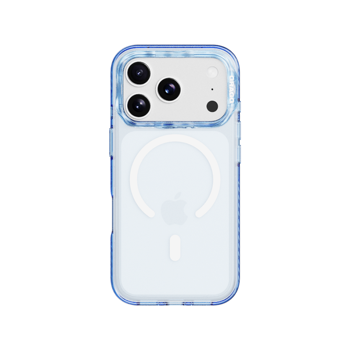 GRG25102222 Gragg Magsafe Layers Frame Case - Clear Blue