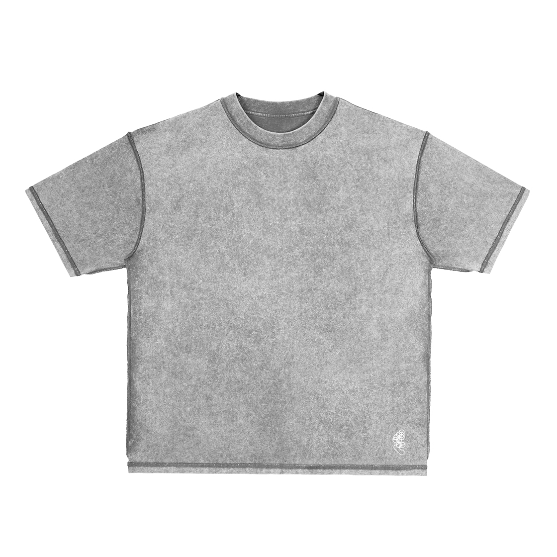 에러앤와이씨 임프린트 프로스트 티셔츠 그레이(ERROR NYC Imprint Frost T shirts Light Grey) - 2