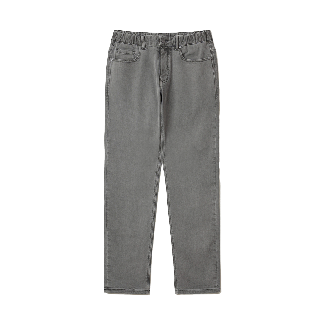 SAPDW25701GYX Series Color-Dyeing Hipster Denim Pants Gray