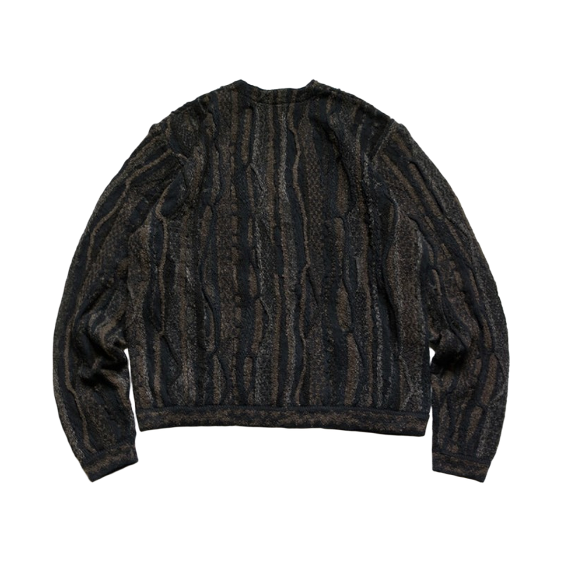 캐피탈 7G 니트 고디 숏 가디건 블랙(Kapital 7G Knit Gaudy Short Cardigan Black) - 2