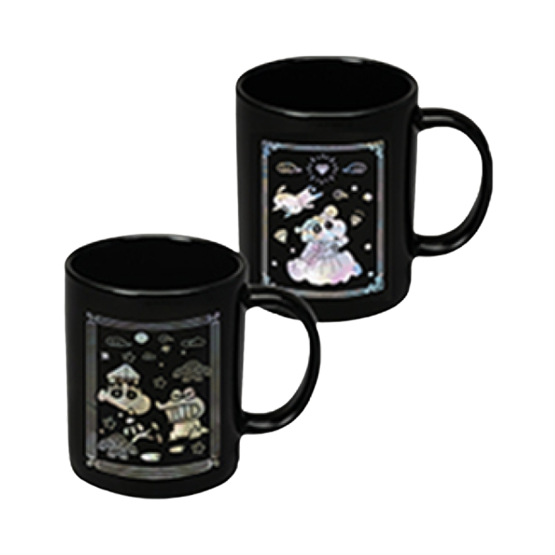 2025 댄꼼마 팝업 짱구는 못말려 짱구 & 짱아 자개컵 (2개 세트)(2025 Dan,comma Pop Up Crayon Shin-Chan & Zzanga Jagae Cup (Set of 2))