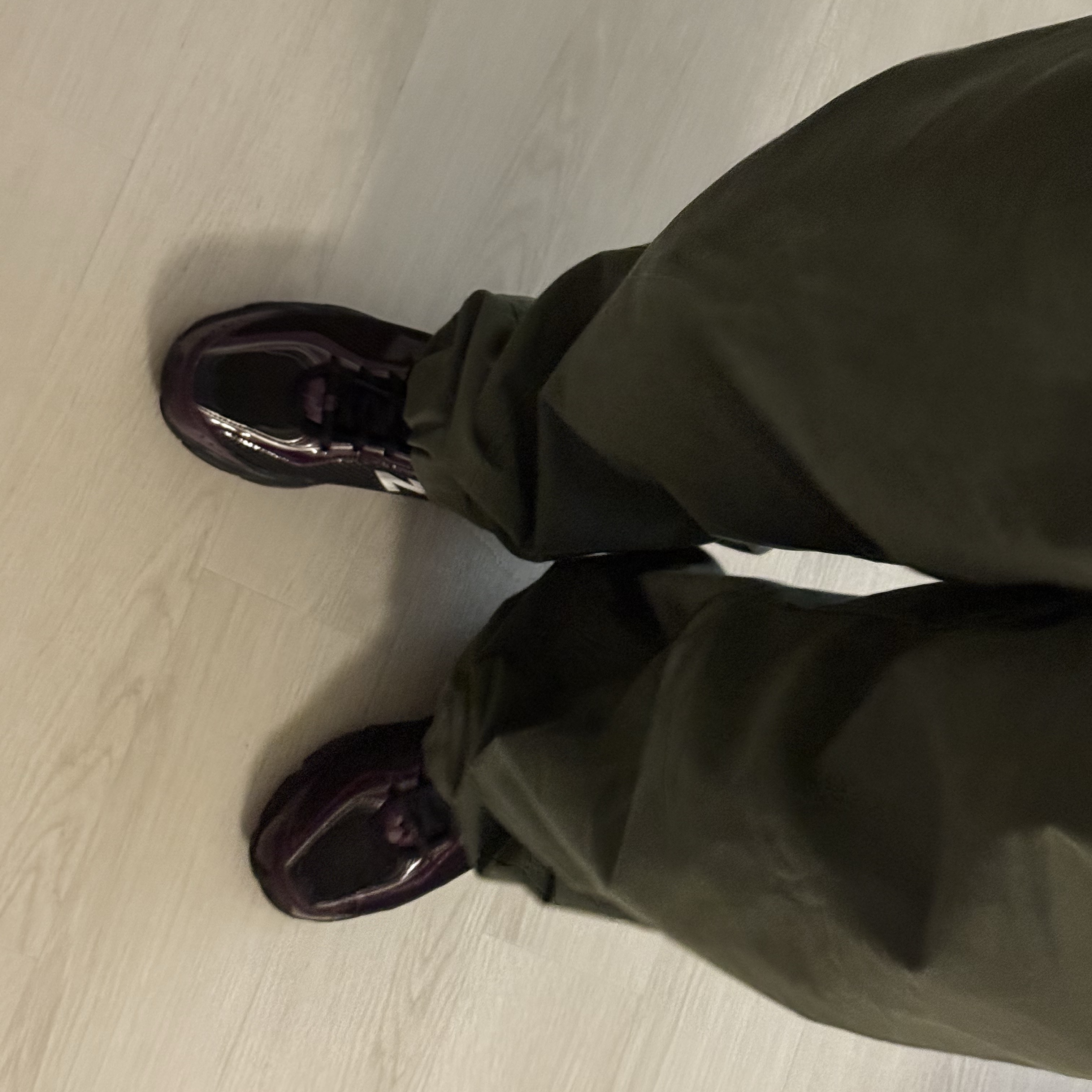 New Balance 509 Purple 착용 스타일 - 2