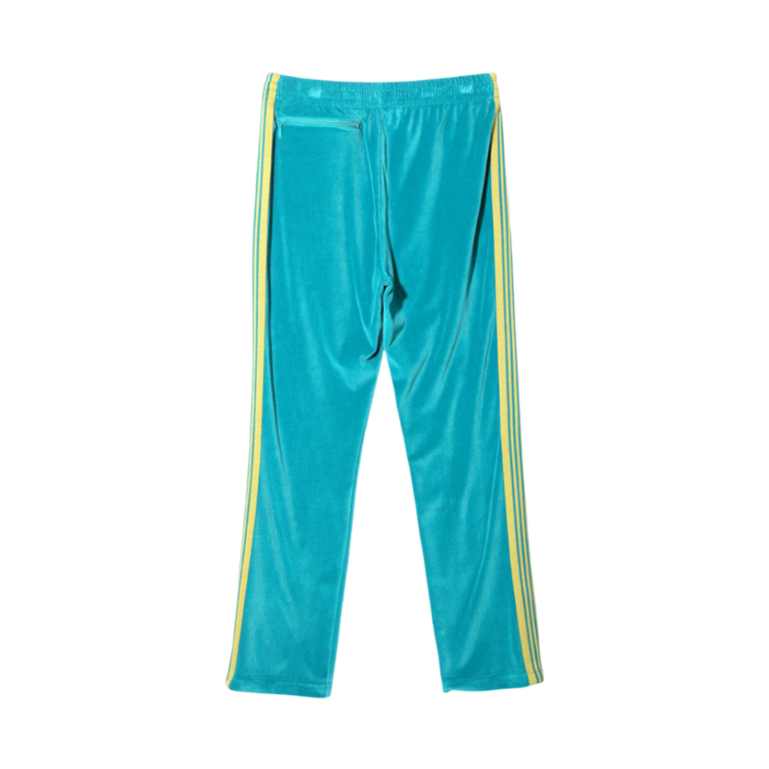 니들스 내로우 트랙 팬츠 C/PE 벨루어 터콰이즈(Needles Narrow Track Pants C/Pe Velour Turquoise) - 2