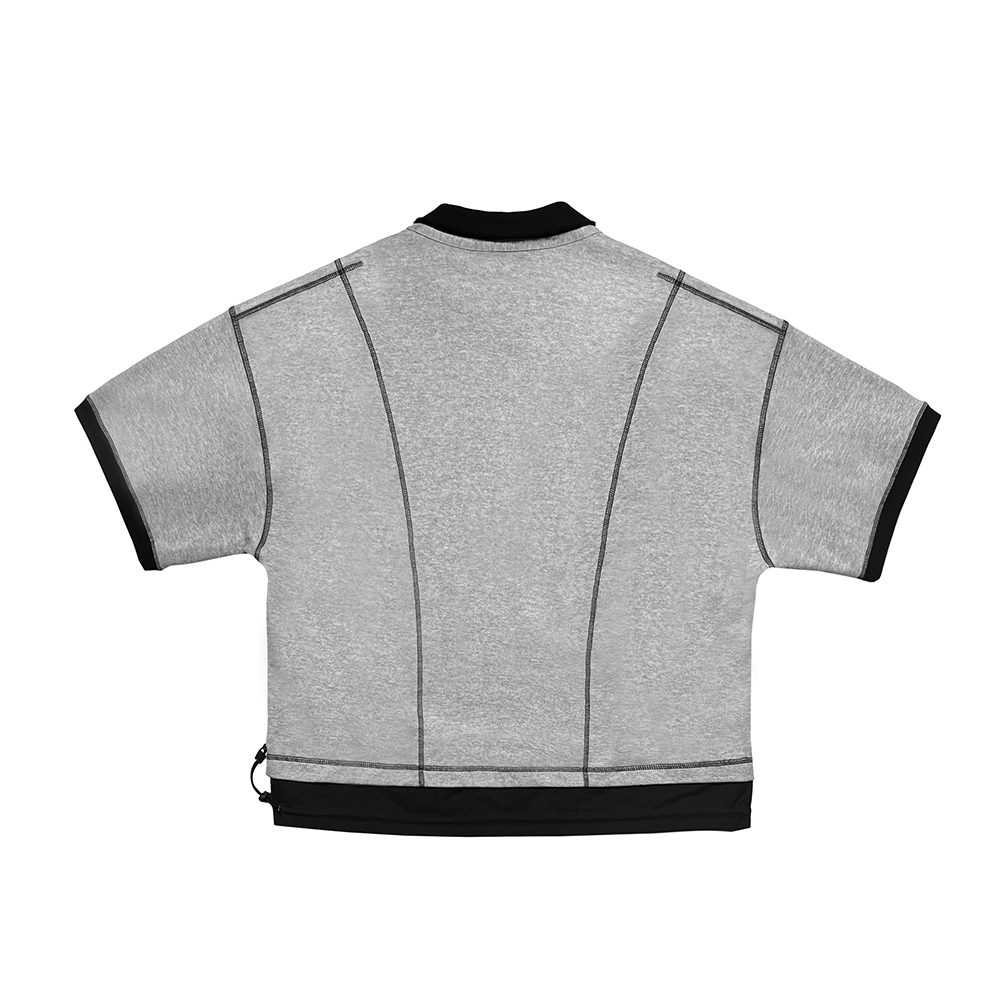 에러앤와이씨 투 레이어 폴로셔츠 그레이(ERROR NYC 2-layer Polo Shirt Gray) - 2
