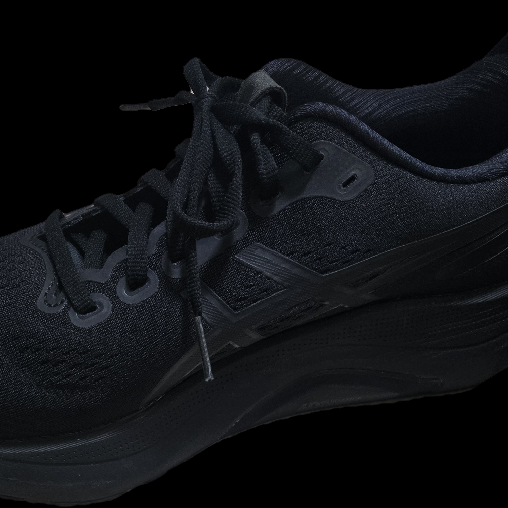 Asics Gel-Kayano 32 Black Graphite Grey - D Standard 착용 스타일 - 1