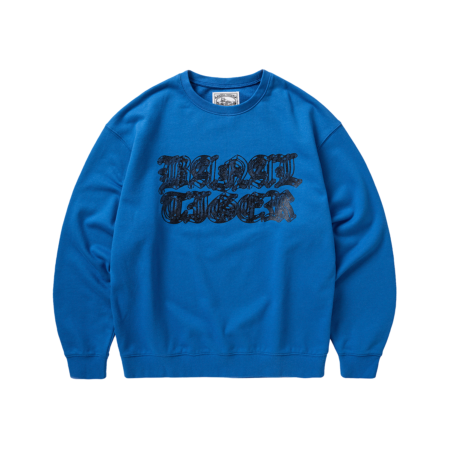 버날 타이거 노트 크루넥 블루