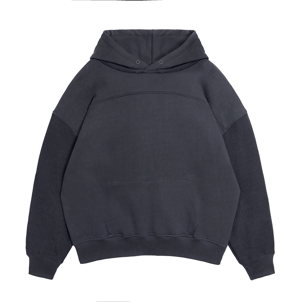 에러앤와이씨 리버서블 오버핏 후디 다크 그레이(ERROR NYC Reversible Overfit Hoodie Dark Grey) - 3
