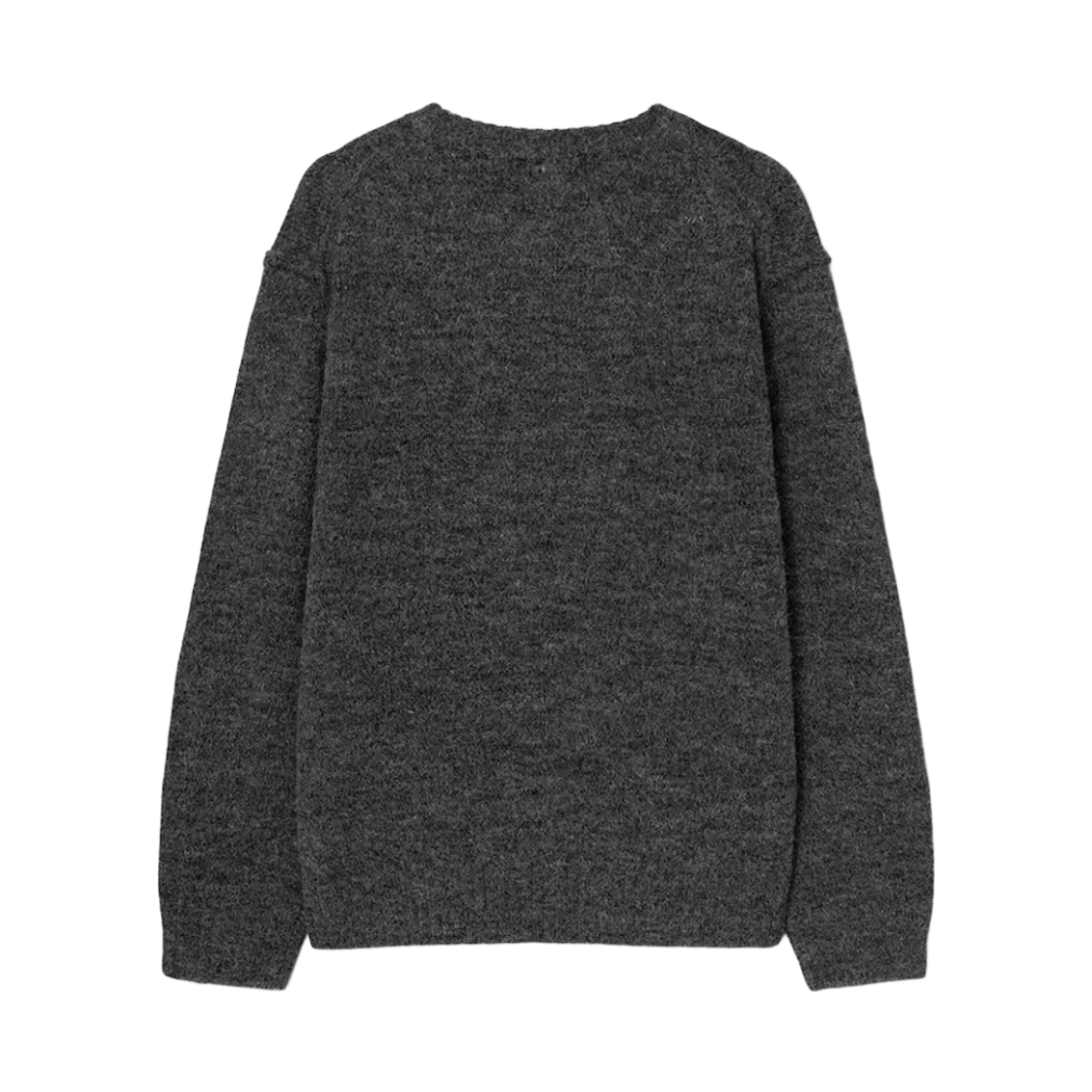 에잇세컨즈 x 우즈 로고 라운드 니트 애쉬(8seconds x Woodz Logo Round Knit Ash) - 2