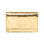 Human Made Leather Card Case Gold