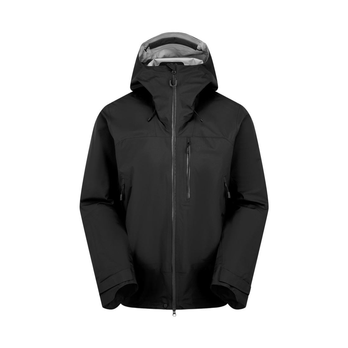 랩 파이어월 마운틴 워터프루프 자켓 블랙 블랙(Rab Firewall Mountain Waterproof Jacket Black Black) - 1
