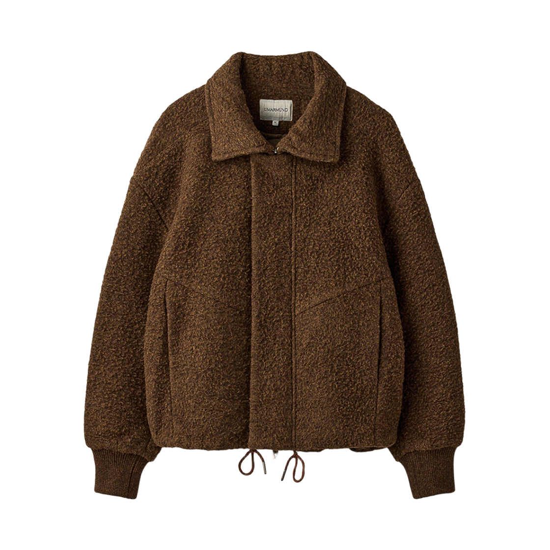 UM254AJK103BR UMARMUNG Italian Napped Wool Blouson_Cinnamon