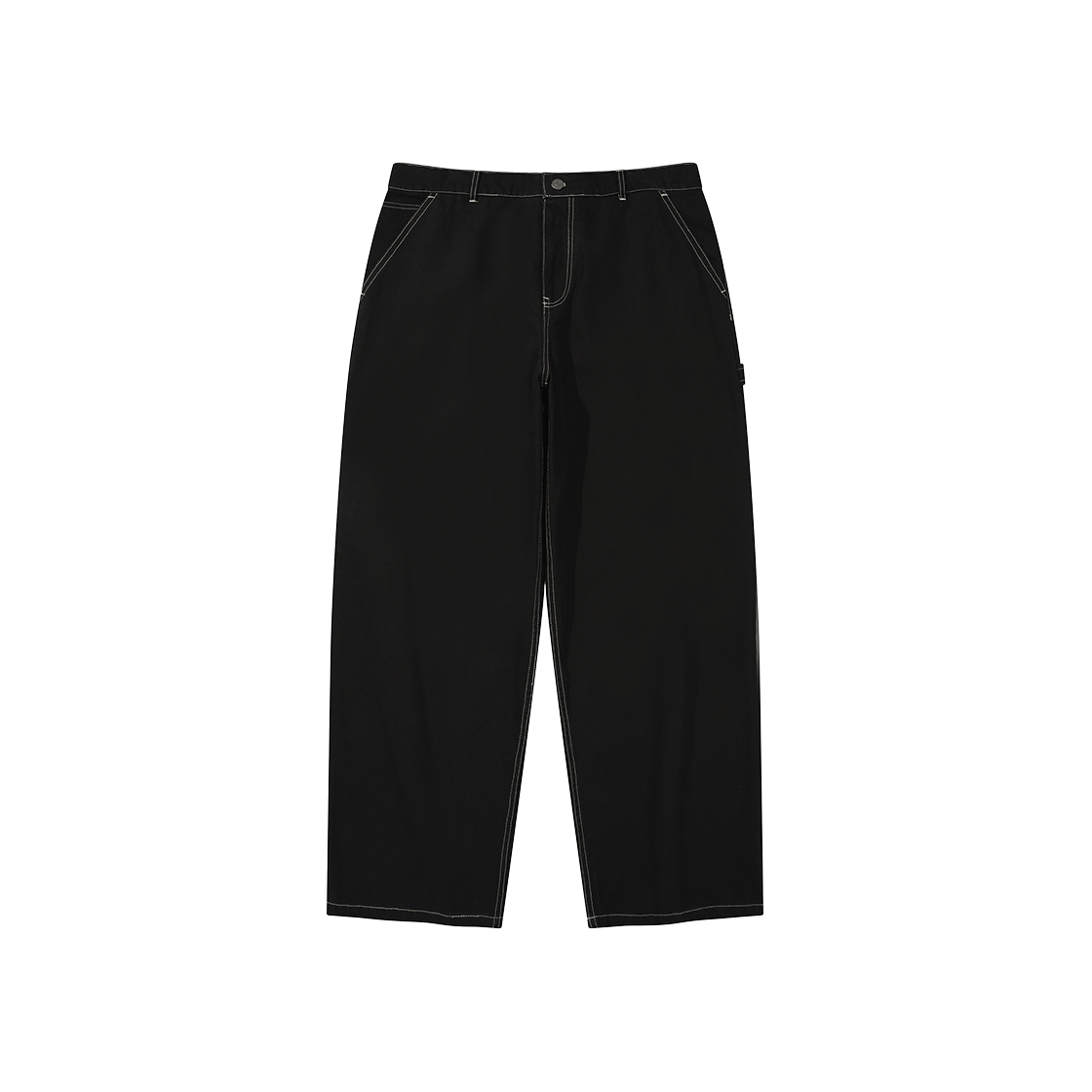 트레셔 플레임 스티치 카펜터 팬츠 블랙(THRASHER Flame Stitch Carpenter Pants Black)