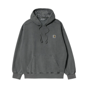 Carhartt WIP Hooded Vista Sweatshirt Black Garment Dyed