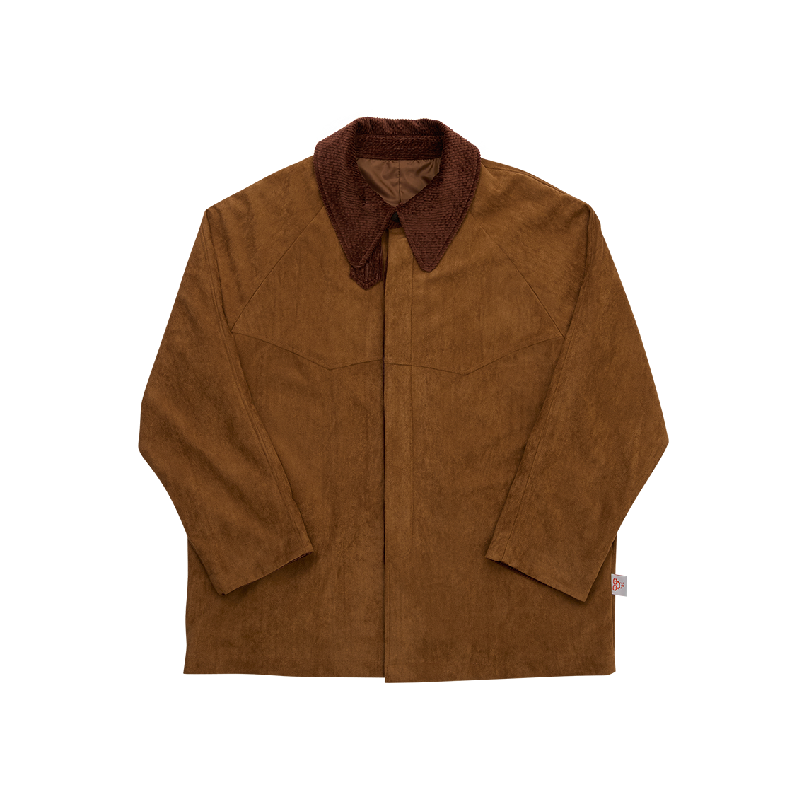 G73107_CA GORT Faux Suede Work Jacket Camel