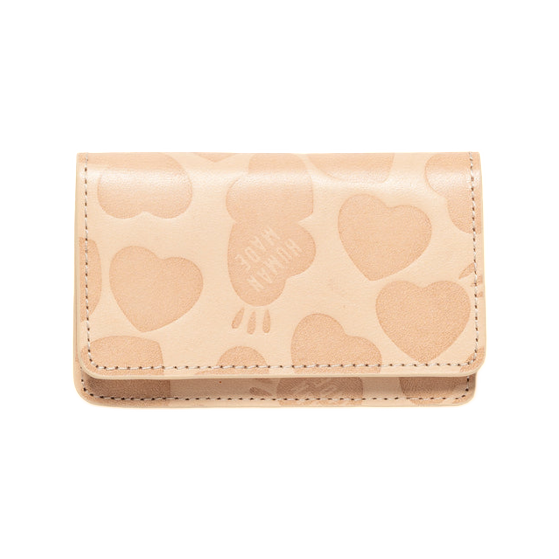 HM30GD031 Human Made Leather Card Case Beige
