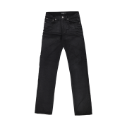 Sundayoffclub Waxed Straight Leg Jeans Black