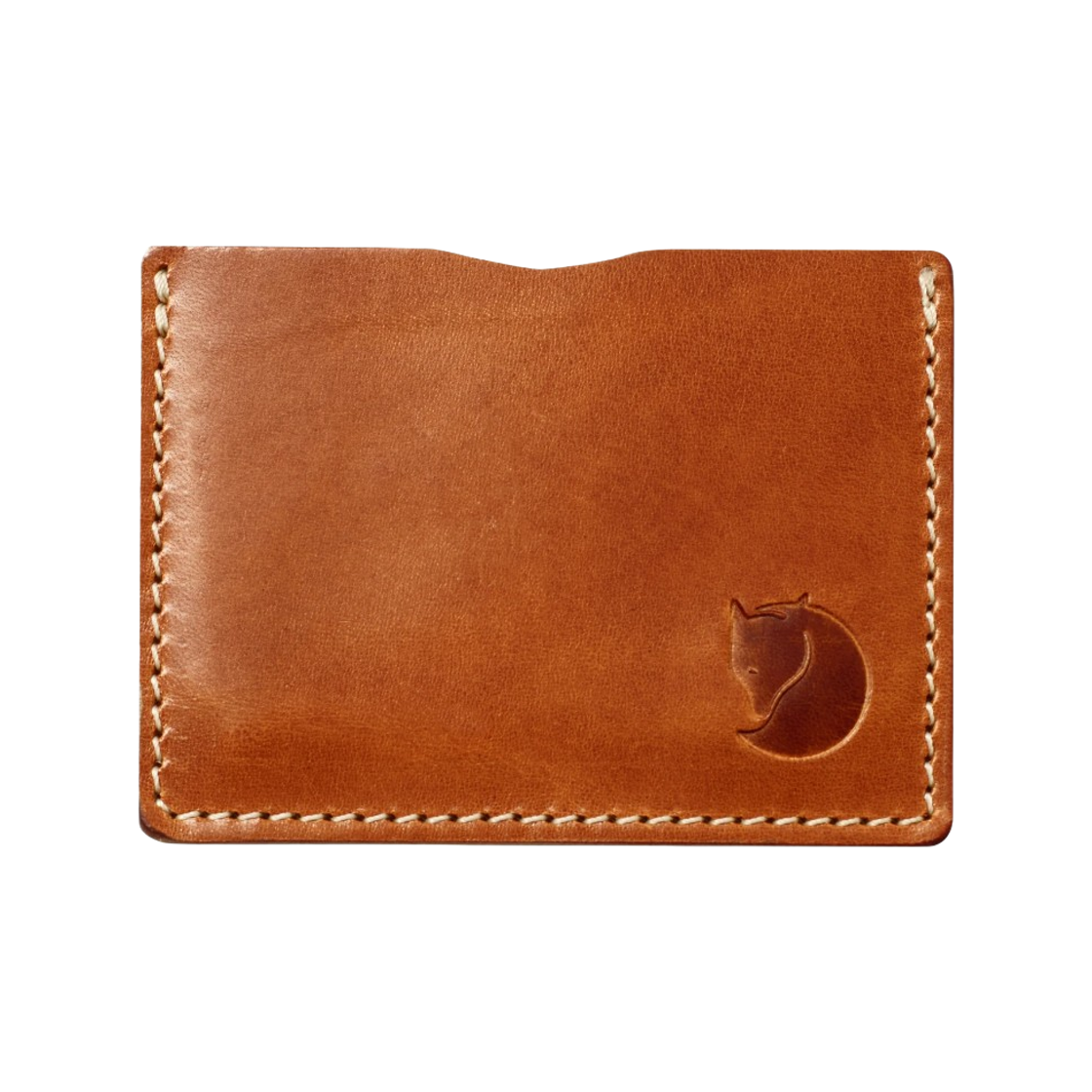 F77308-249 Fjallraven Ovik Card Holder Leather Cognac