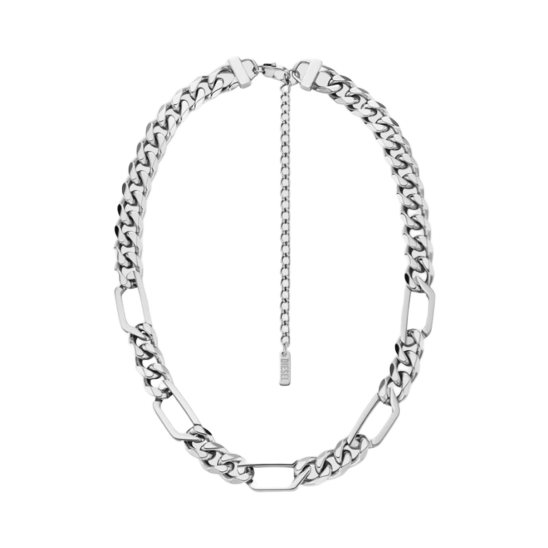 디젤 Dx1626040 스테인리스 스틸 체인 네클리스 실버