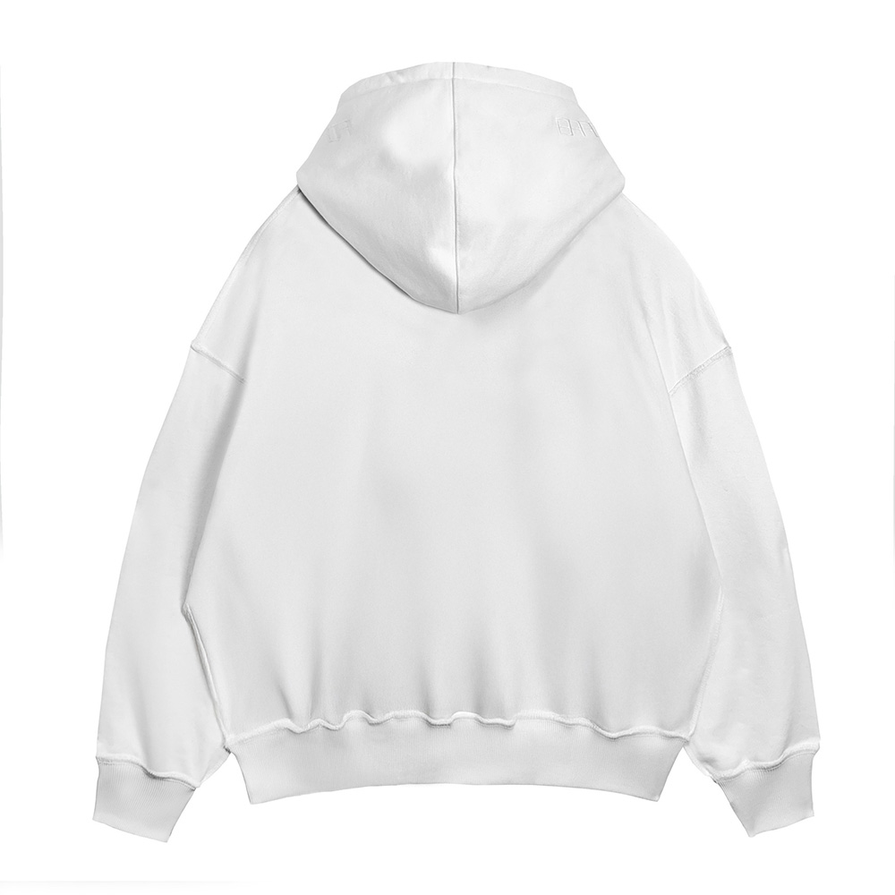 에러앤와이씨 리버서블 오버핏 후디 화이트(ERROR NYC Reversible Overfit Hoodie White) - 2