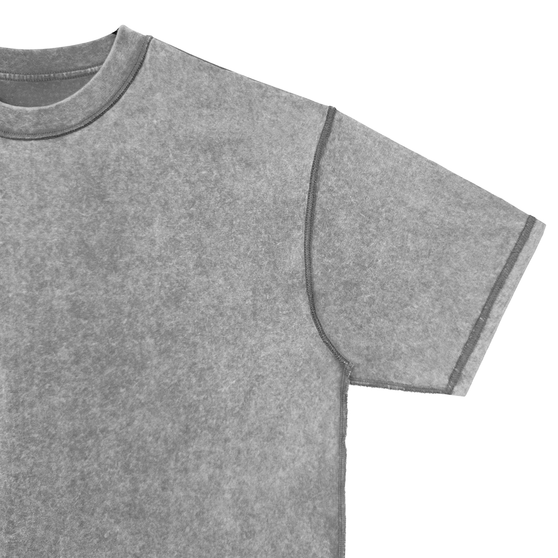 에러앤와이씨 임프린트 프로스트 티셔츠 그레이(ERROR NYC Imprint Frost T shirts Light Grey) - 3