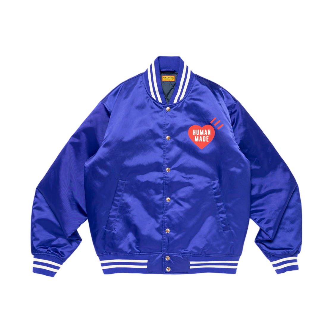 휴먼 메이드 나일론 스타디움 자켓 블루