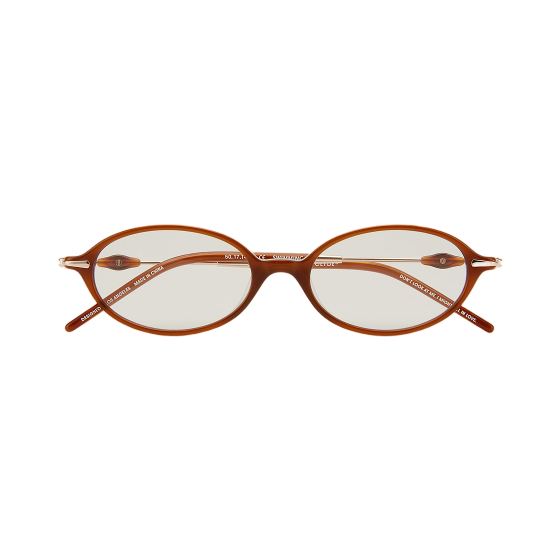 보니 클라이드 스위밍 다크 브라운 논 프리스크립션 블루 라이트 렌즈(Bonnie Clyde Swimming Dark Brown Non Prescription Blue Light Lenses)