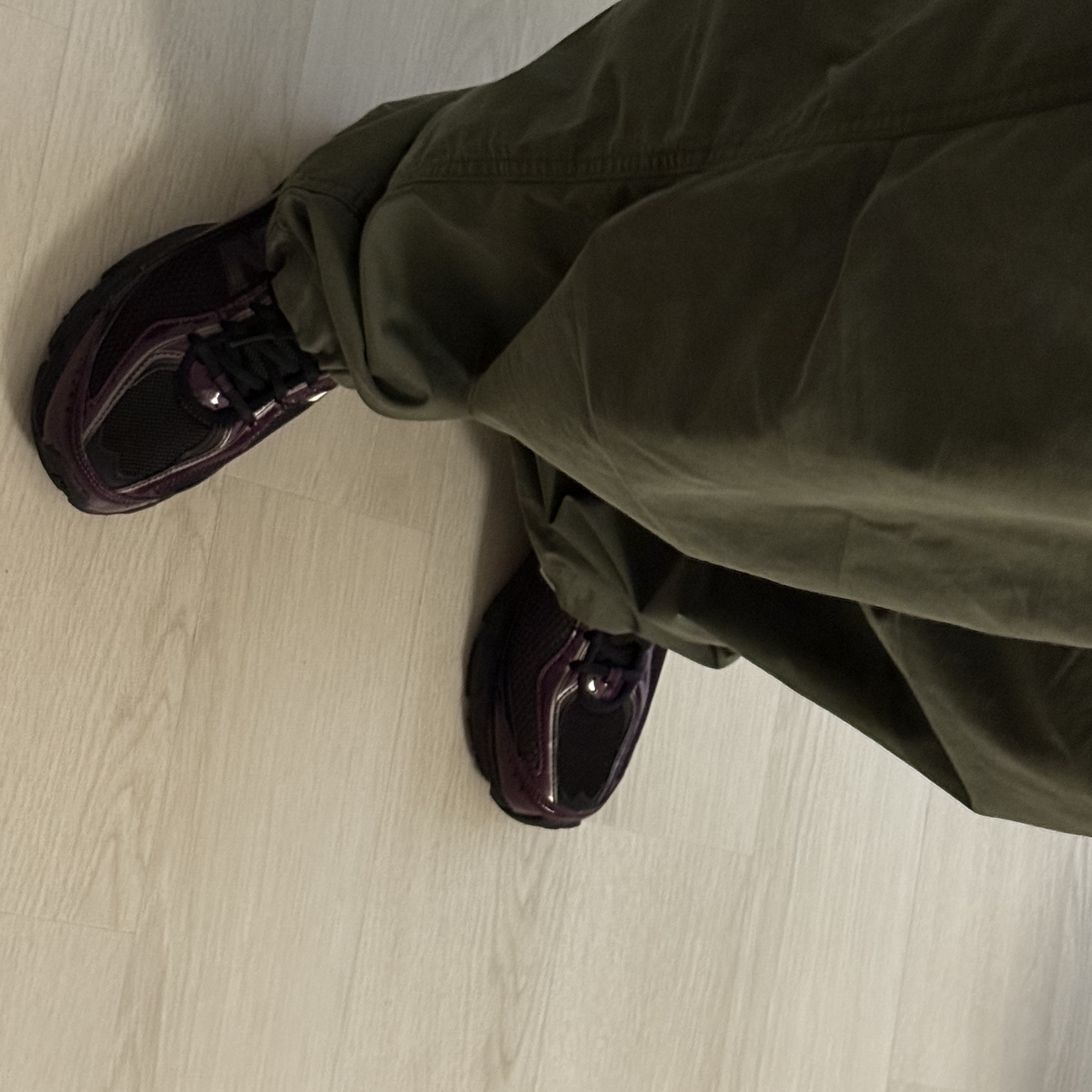 New Balance 509 Purple 착용 스타일 - 3