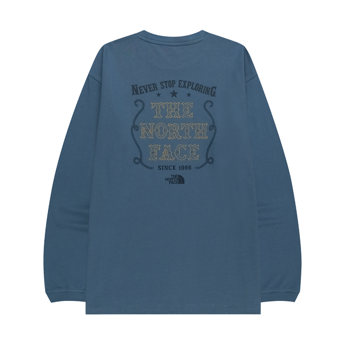 노스페이스 빈티지 롱슬리브 R/티셔츠 더스크 블루 - 25FW(The North Face Vintage L/S R/T-Shirt Dusk Blue - 25FW) - 2