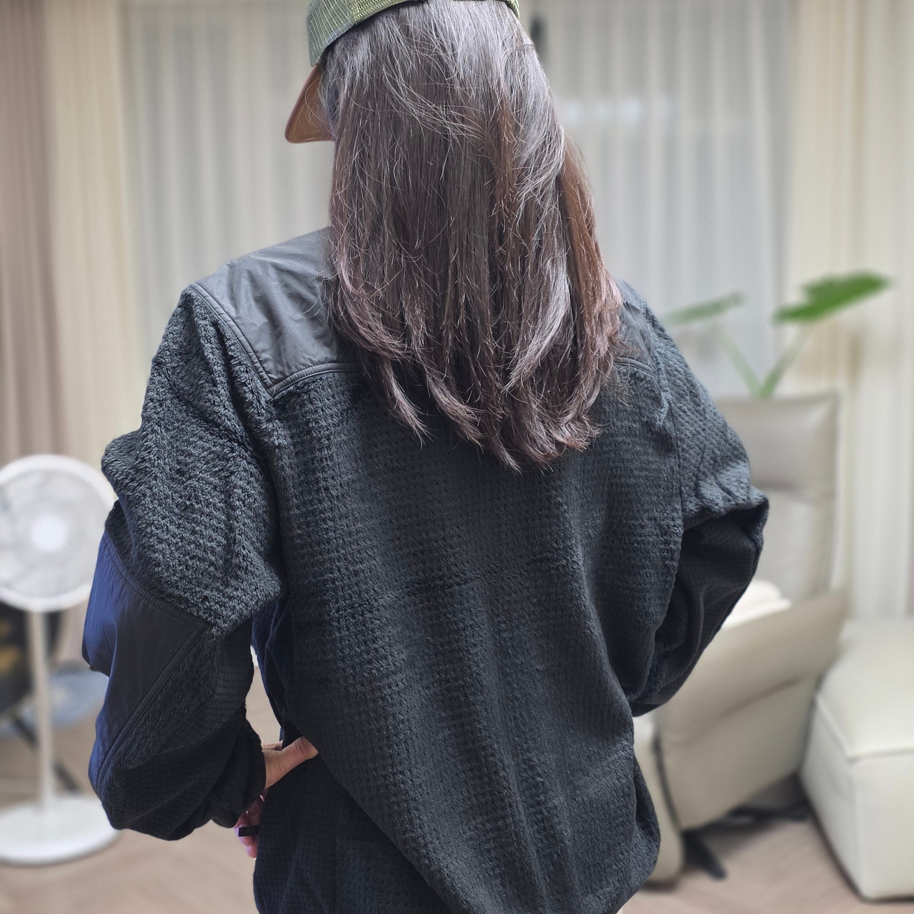 Nike x Stussy Full Zip Fleece Black (HQ8524-010) 착용 스타일 - 4