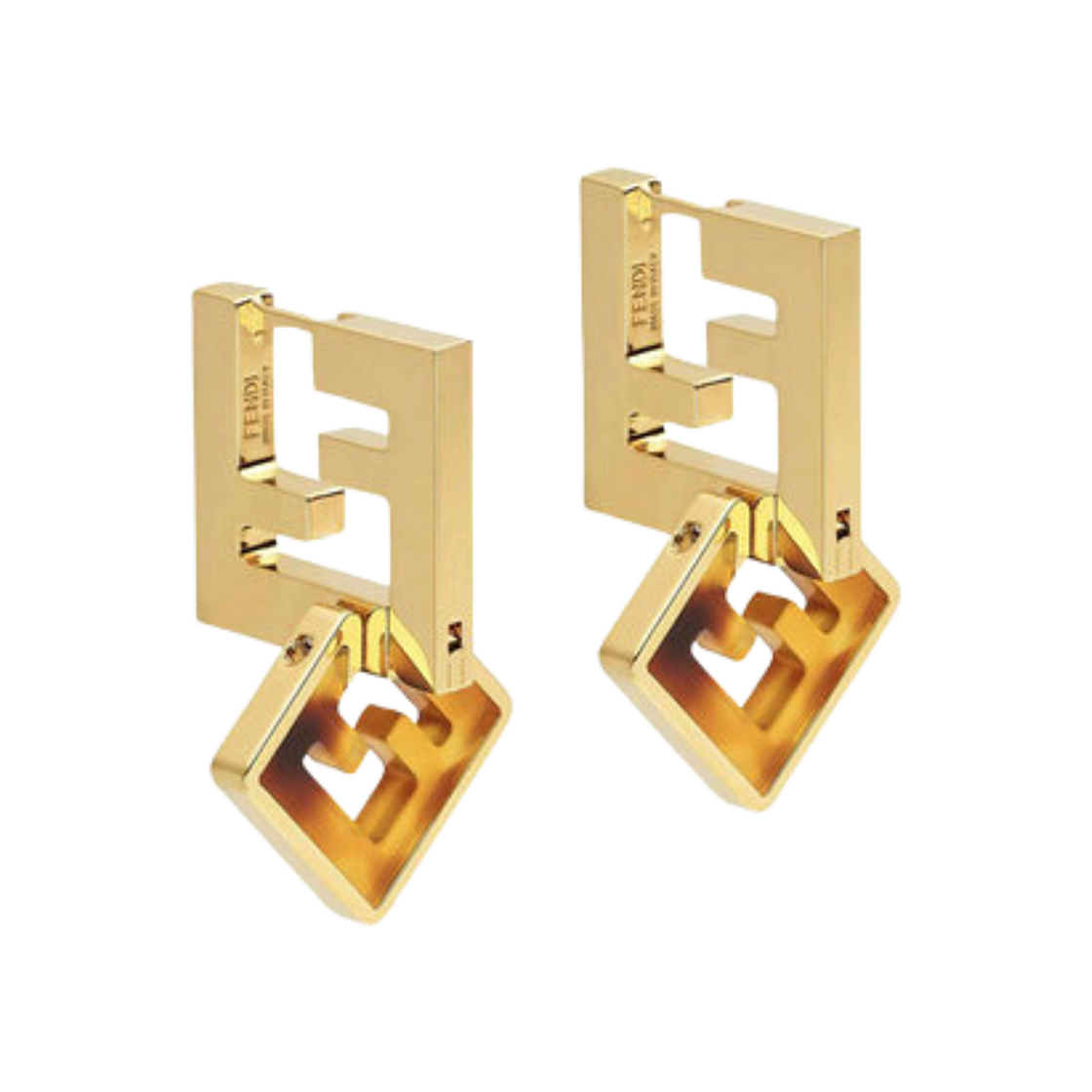 8AK206ALI0F1BDE (W) Fendi Forever Earring Gold