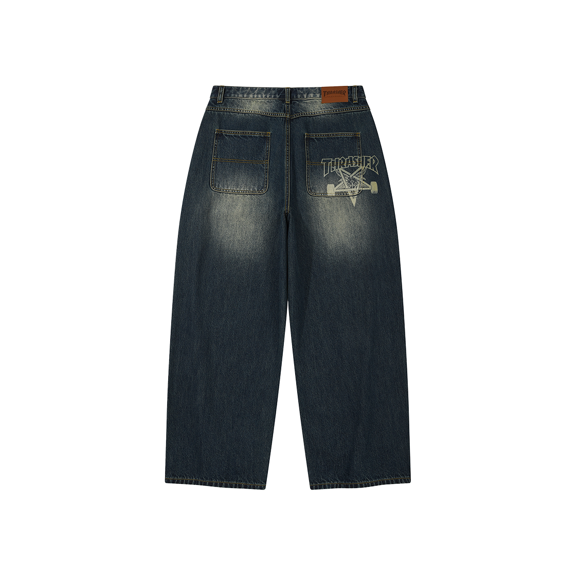 트레셔 스케이트고트 벌룬팬츠 블루(THRASHER Skategoat Balloon Pants Blue)