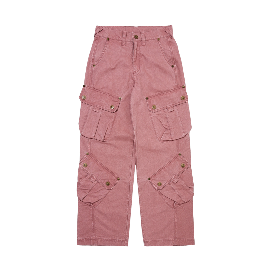 TRA4PTU506PPK True Religion Airbone Washed Cargo Pants_Pink
