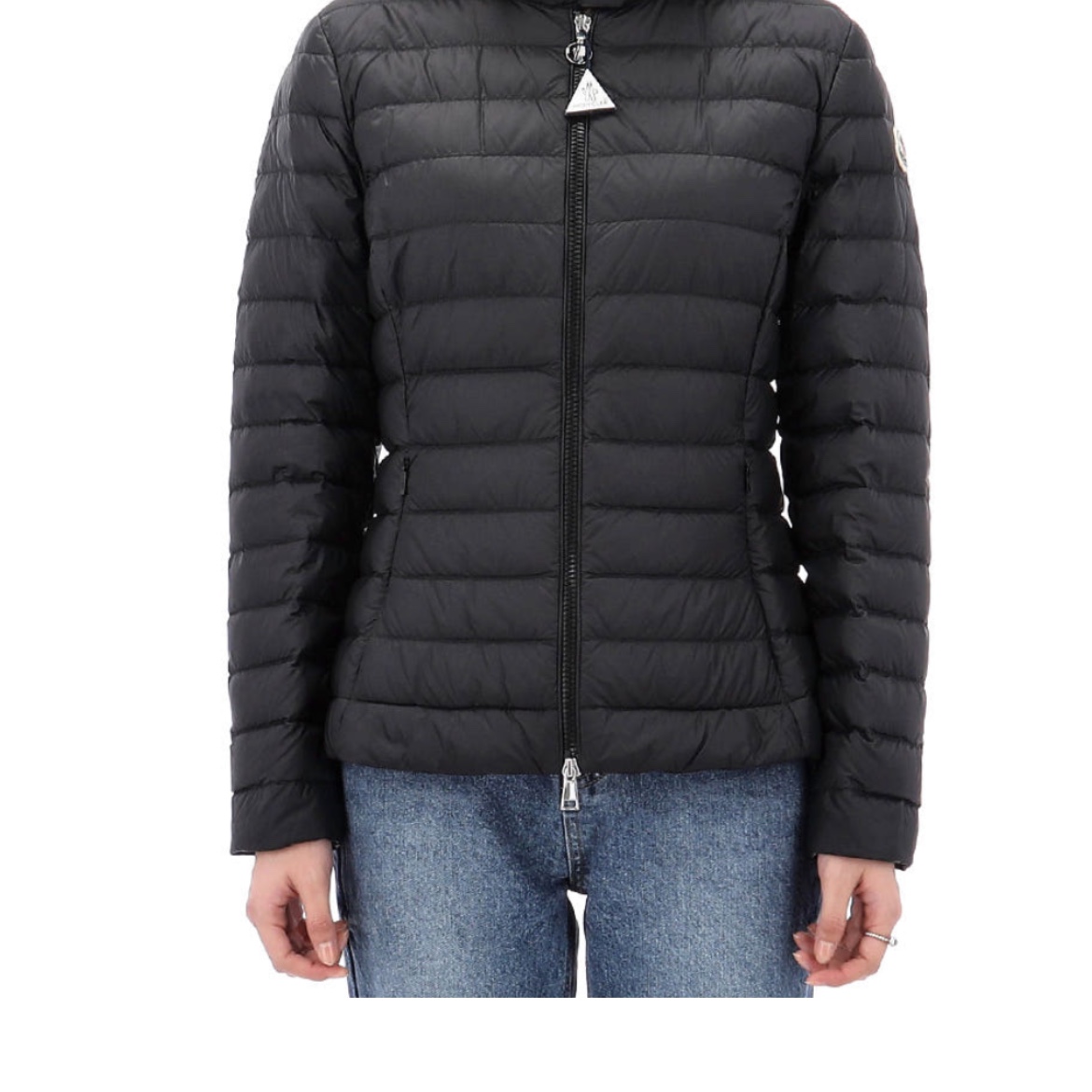 (W) Moncler Igelle Short Down Jacket Black - 25SS 착용 스타일