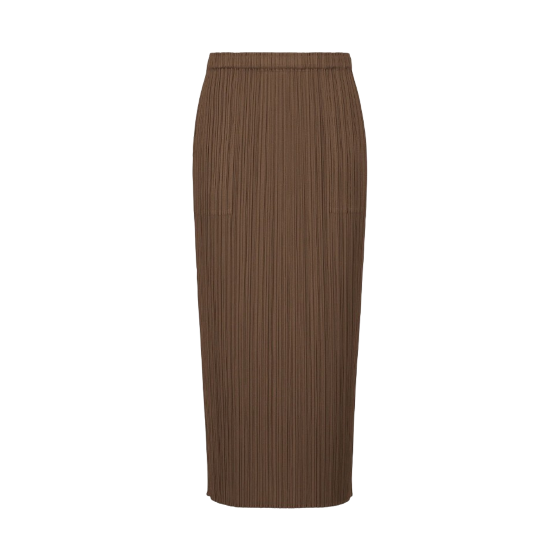 (W) 플리츠 플리즈 이세이 미야케 뉴 컬러풀 베이직 4 스커트 브라운((W) Pleats Please Issey Miyake New Colorful Basics 4 Skirt Brown) - 1
