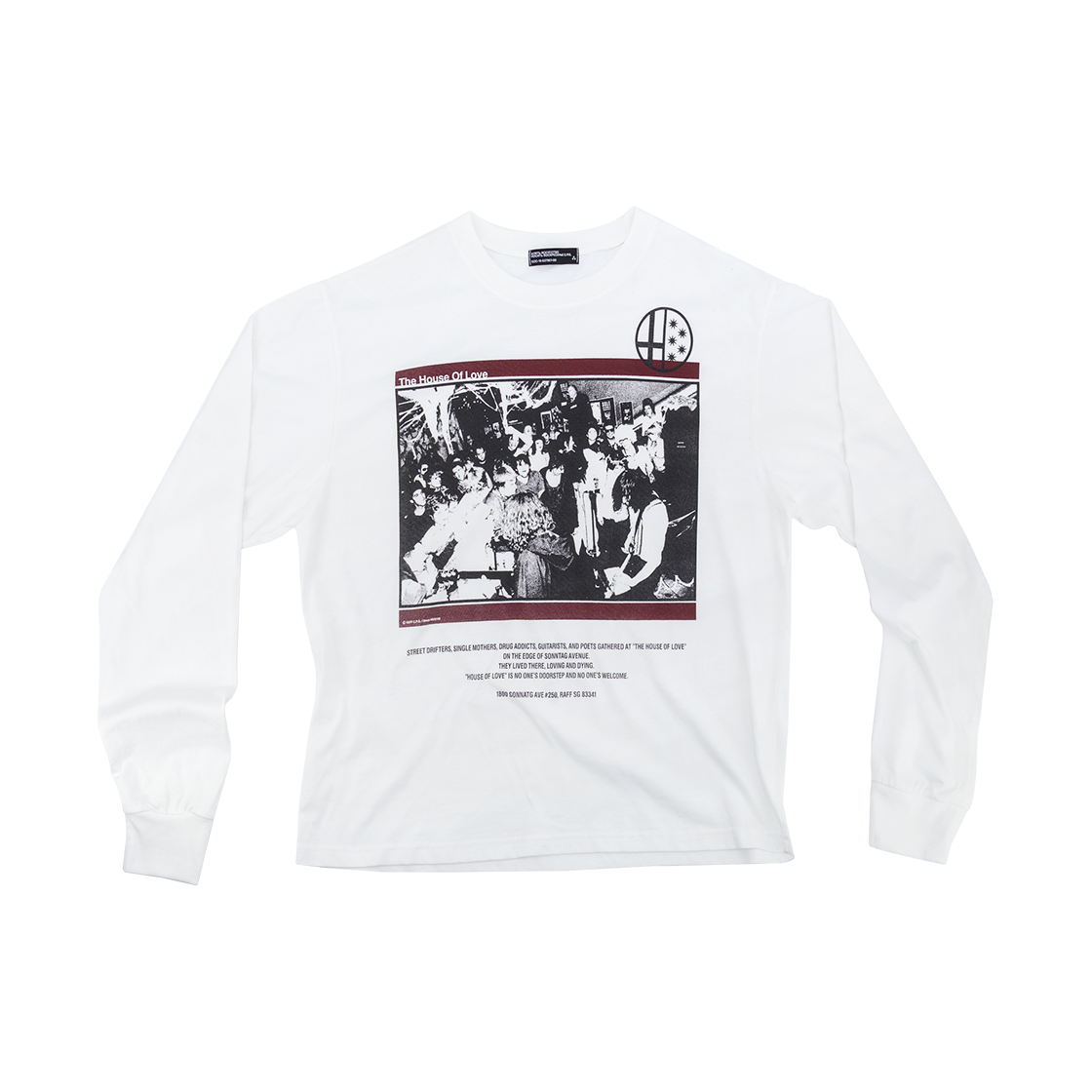 선데이오프클럽 하우스 오브 러브 티셔츠 오프 화이트(Sundayoffclub House Of Love T-Shirt Off White)