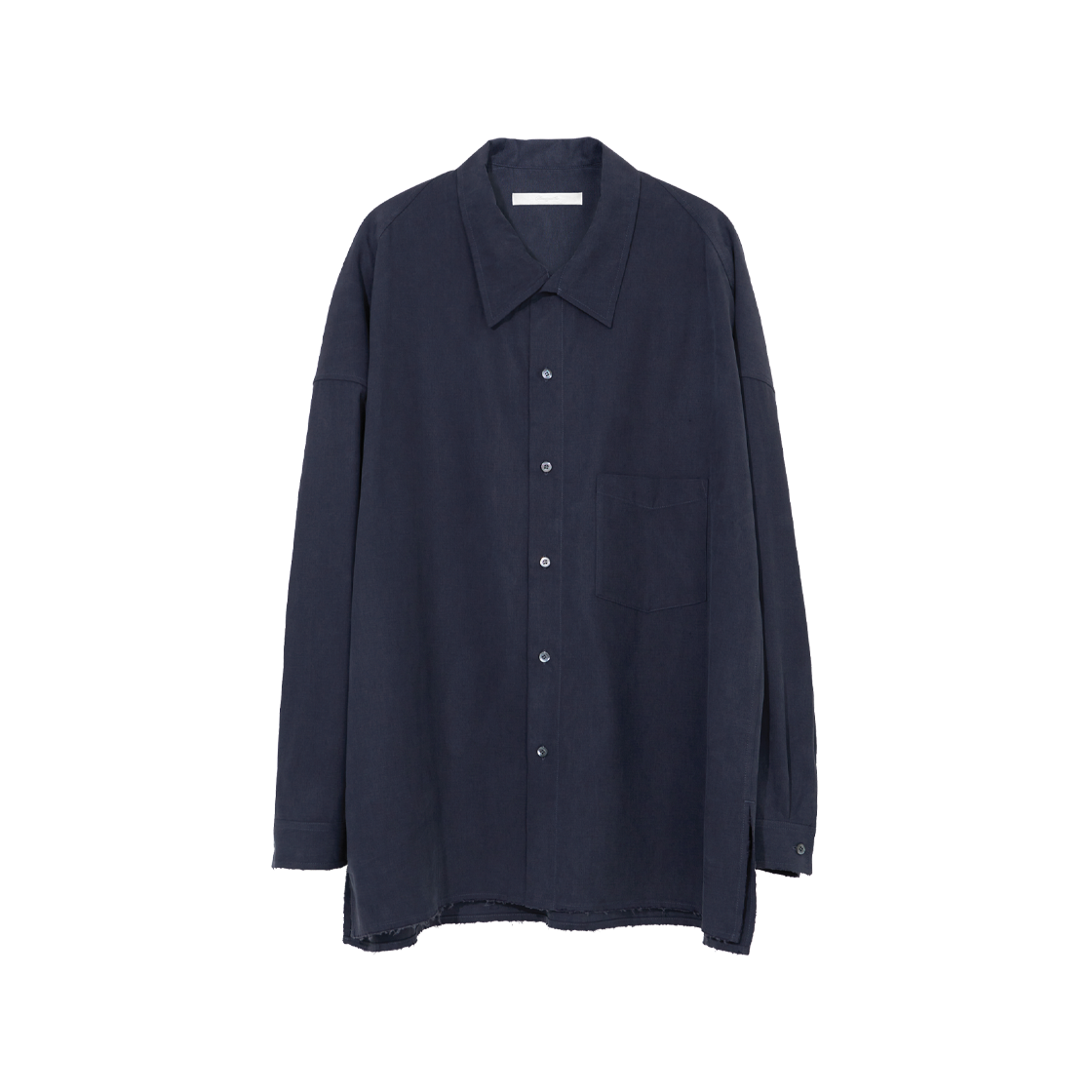 아마이유우츠 플루이드 개버딘 셔츠 페이드 네이비(Amaiyuutsu Fluid Gabardine Shirts Faded Navy)