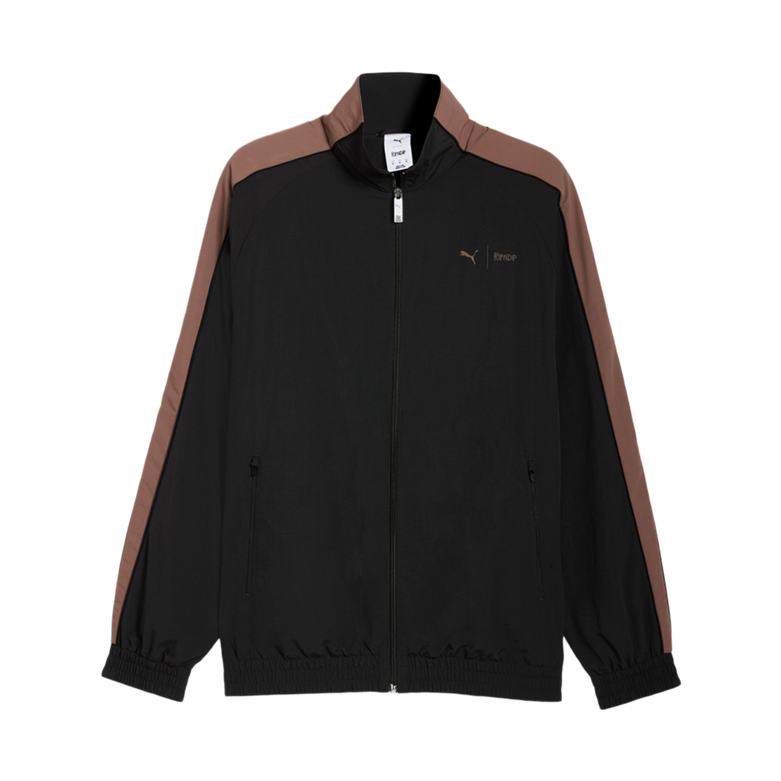 632418-01 Puma x RIPNDIP T7 Oversized Track Jacket Black