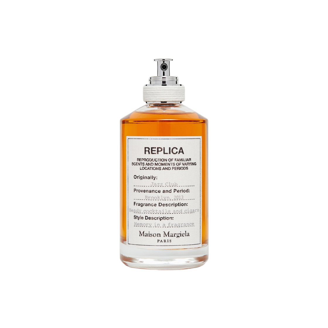 메종 마르지엘라 레플리카 재즈 클럽 오 드 뚜왈렛 100ml(Maison Margiela Replica Jazz Club Eau De Toilette 100ml)