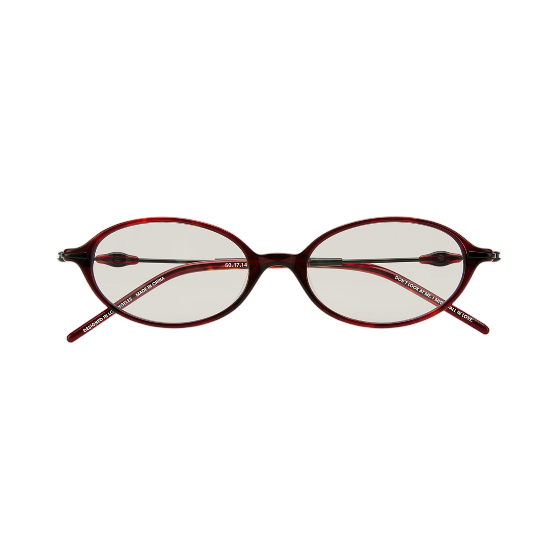 보니 클라이드 스위밍 레드 톨토이즈 논 프리스크립션 블루 라이트 렌즈(Bonnie Clyde Swimming Red Tortoise Non Prescription Blue Light Lenses)