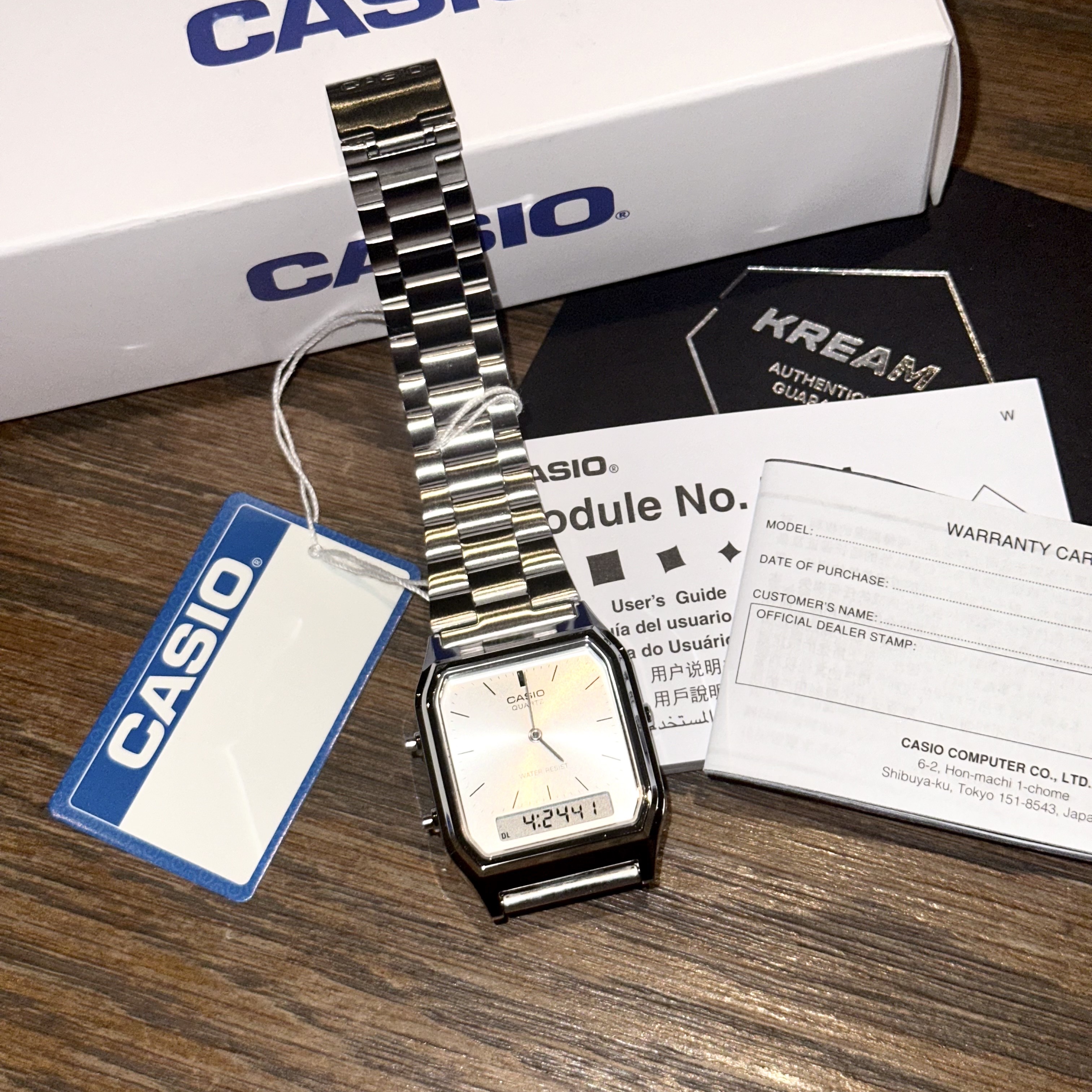 Casio AQ-230A-7AMQY 착용 스타일 - 1