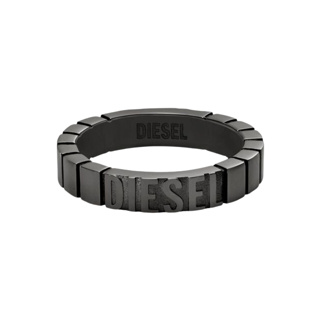 디젤 Dx1612060 스테인리스 스틸 밴드 링 블랙(Diesel Dx1612060 Stainless Steel Band Ring Black)