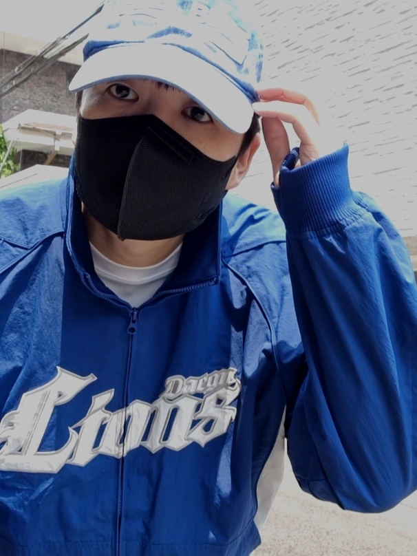 Sansan Gear x Samsung Lions Jacket Blue 착용 스타일 - 2