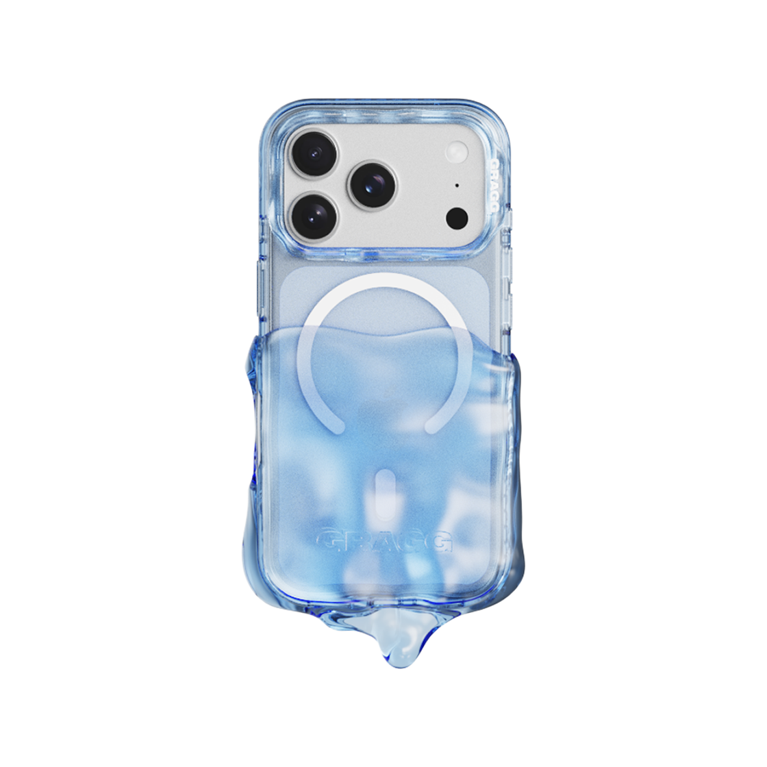 그래그 더블 레이어스 케이스 - 클리어 블루(Gragg Magsafe Double Layers Case - Clear Blue)