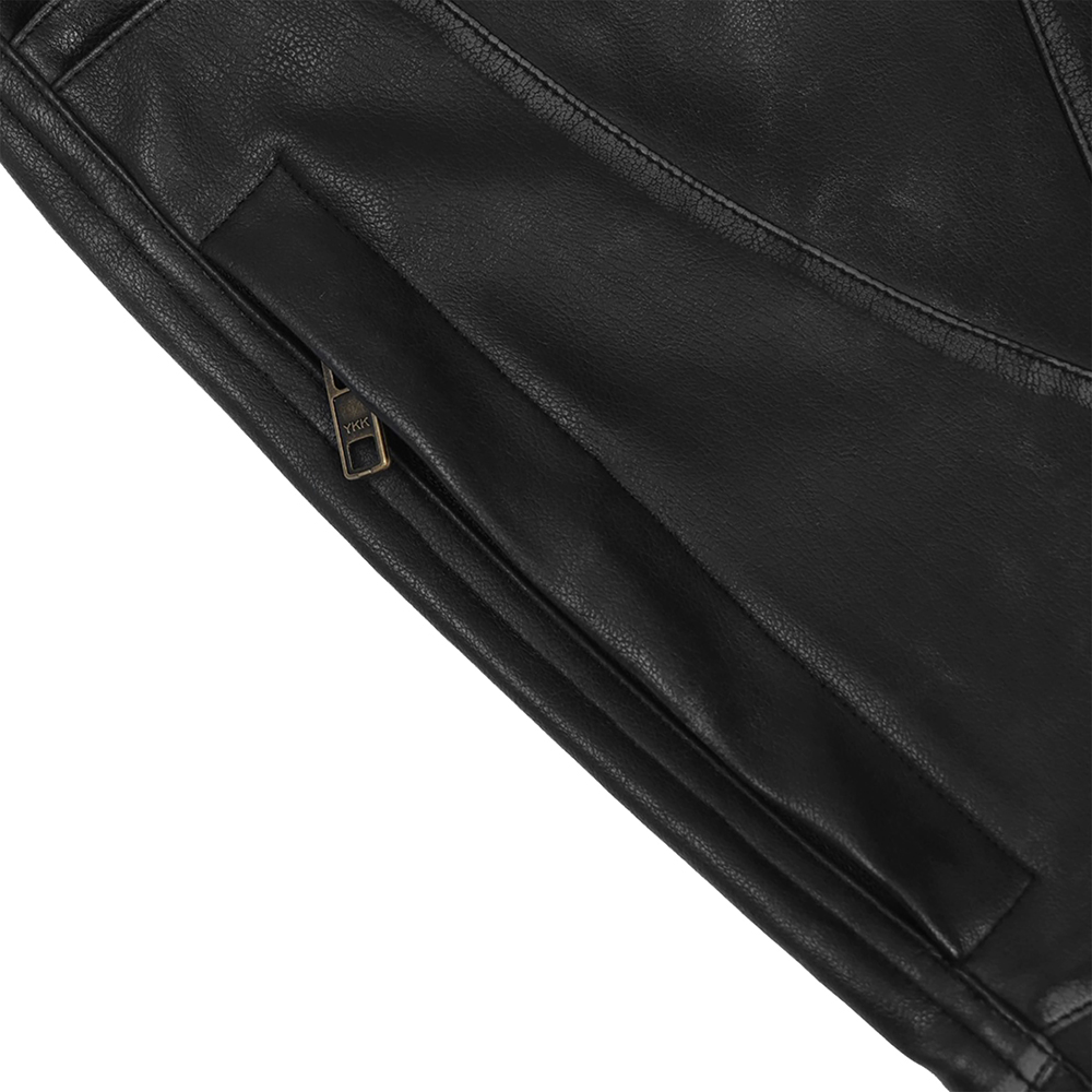 에러앤와이씨 패이즈쉬프트 디테쳐블 레더 팬츠 블랙(ERRORNYC Phase-Shift Detachable Leather Pants Black) - 5