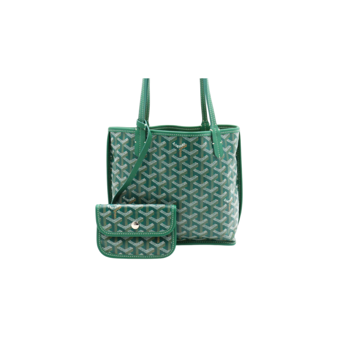 ITNHOLP8OJHJ Goyard Special Green Smile Anjou Mini Tote Bag