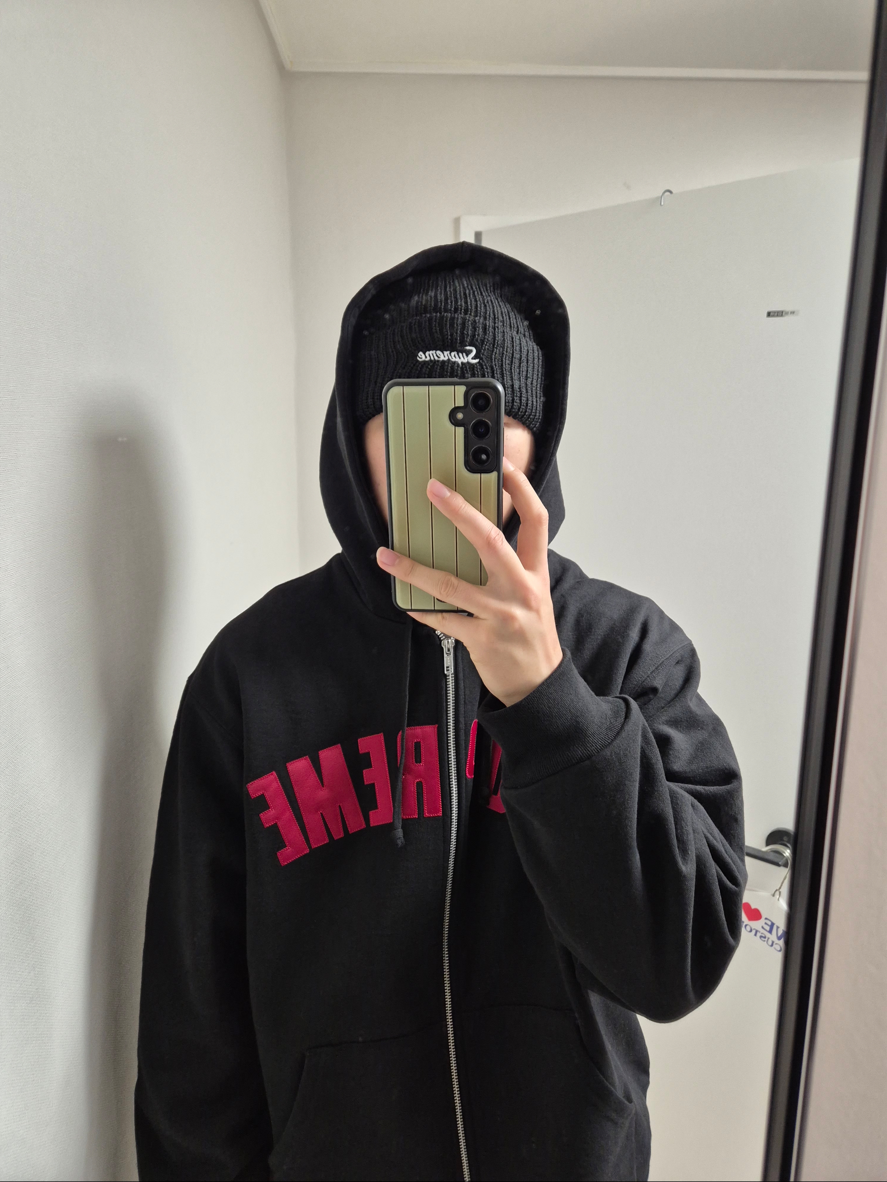 Palace Reflecto 1/4 Zip Navy - 25SS, Nike x Stussy Utility Pants Obsidian (HQ8545-451) 착용 스타일 - 5