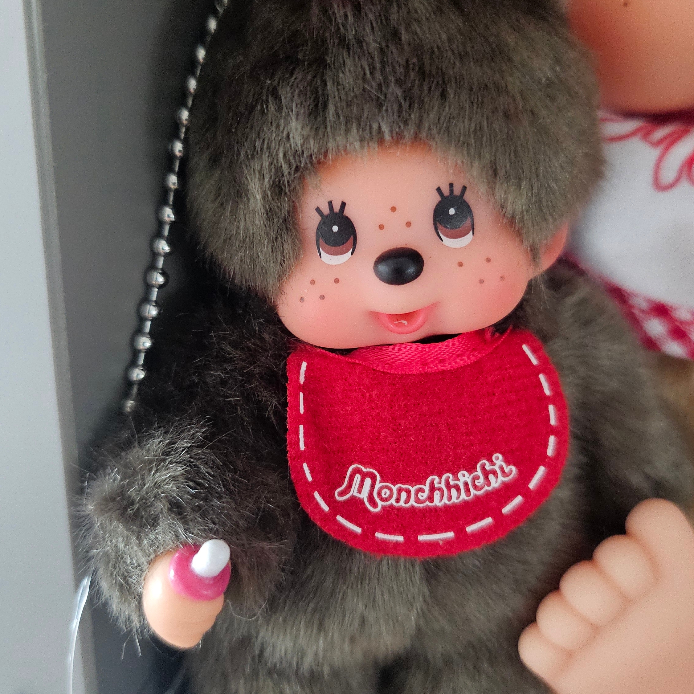 Monchhichi Keychain Mini Girl 착용 스타일